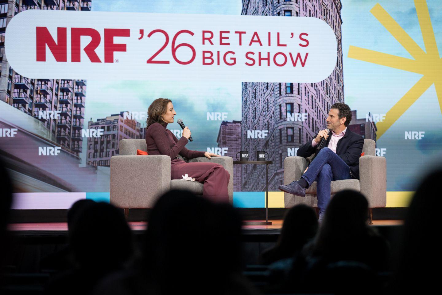 CEO Mark Barrocas speaks at NRF 2026.